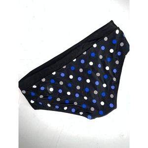 NWT SWIMSUITS FOR ALL BOTTOM BIKINI SWIMSUIT POLKA DOT BLACK BLUE PLUS 20